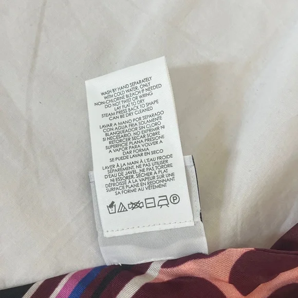 NWOT CAbi Multicolor Polka Dot Twilly Scarf - Picture 3 of 4